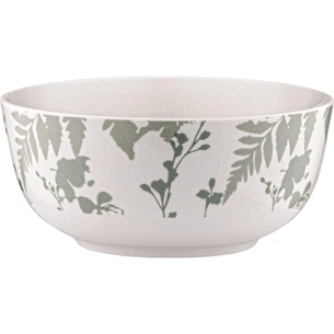 Салатник Ardesto Capri 510мл, 13.8см, порцеляна, біло-зелений (AR0414CWG) зображення 1