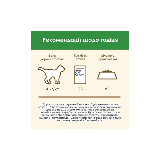 Вологий корм для кішок Purina Cat Chow Sterilised з ягням та зеленою квасолею в желе 85г (7613037025484) - зображення 8