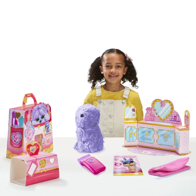 М'яка іграшка Moose Няшка-потеряшка Грумінг салон лілова (30147) - picture 12