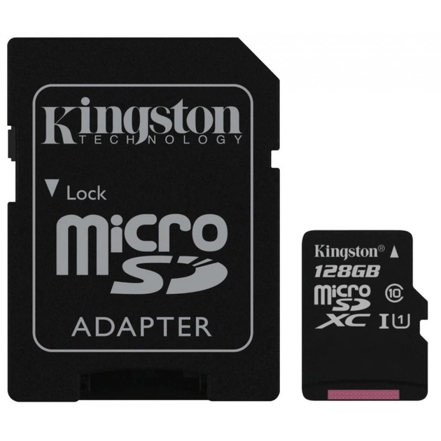 Карта пам'яті Kingston 128GB microSDXC class 10 (SDCX10/128GB) - изображение 1