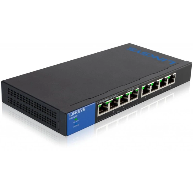Комутатор мережевий Linksys LGS108P - изображение 1