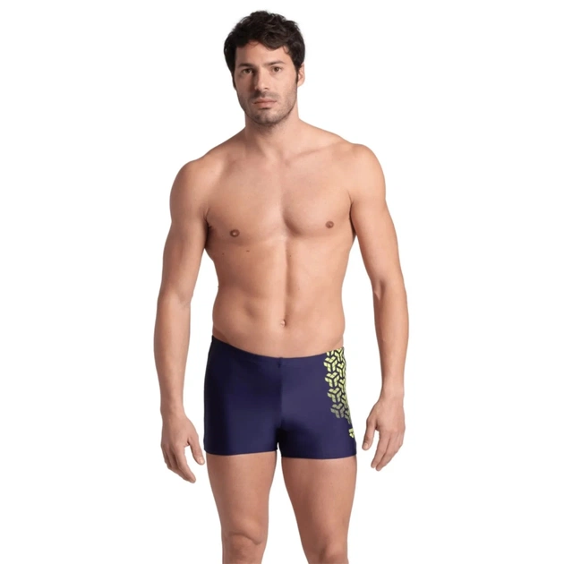 Плавки Arena Kikko V Swim Short 006703-760 темно-синій, жовтий 85 (3468337154259) - изображение 1
