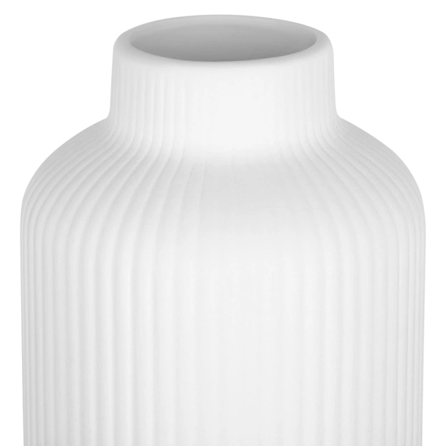 Ваза Ardesto Liguria, 8х22.7см, порцеляна, білий (AR3803W) - picture 3