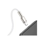 Дата кабель USB 2.0 AM to Lightning 2.0m Cafule Series Metal 2.4A White Baseus (CALJK-B02) - preview 6