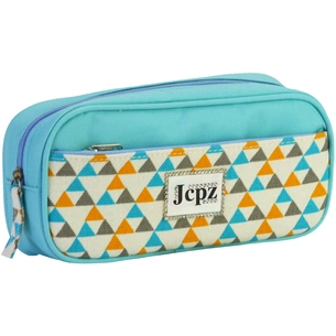 Пенал Cool For School 2 відділення Блакитний (J-2396-blue) зображення 1