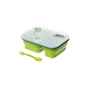 Набір туристичного посуду Tramp 2 отсека силиконовый 900ml с ловилкой olive (UTRC-090-olive) - зменшене зображення 2