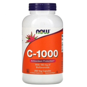 Вітамін Now Foods Вітамін C-1000, з 100 мг біофлавоноїдів, With 100 mg of Biof (NOW-00692) зображення 1