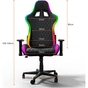 Крісло ігрове GamePro Hero RGB Black (GC-700-Black) - уменьшенное изображение 4