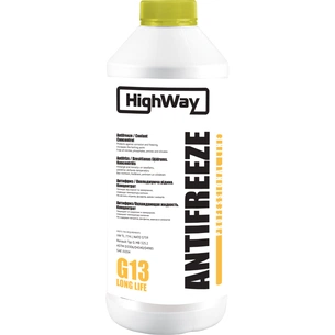 Антифриз HighWay G13 концентрат жовтий 1,5 л (10025) зображення 1
