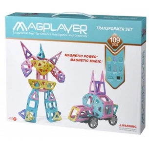 Конструктор Magplayer магнітний набір 109 ел. (MPH2-109) зображення 1