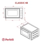 Електропіч Perfelli CLASSIC 48 GREY - зменшене зображення 11