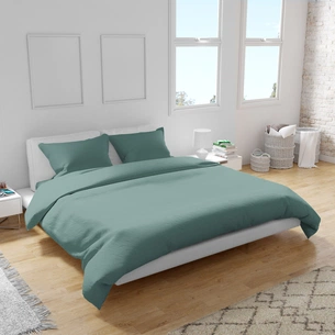 Постільна білизна Home Line Сатин Твіл (зелений) полуторний (181374) зображення 1