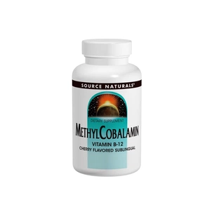 Вітамін Source Naturals Метилкобаламін (В12) 5 мг, Смак Вишні, 60 таблеток для расс (SNS-01329) зображення 1