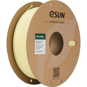 Пластик для 3D-принтера eSUN ePLA-Matte, 1,75мм, 1кг, almond yellow (ePLA-Matte-P175AY1) зображення 1