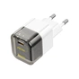 Зарядний пристрій HOCO C125A Transparent USB-C PD20W Transparent Black (6931474798336) - зменшене зображення 1