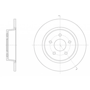 Гальмівний диск REMSA 61459.00 зображення 1