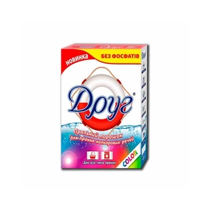 Пральний порошок Друг Color 400 г (4820023366473) зображення 1