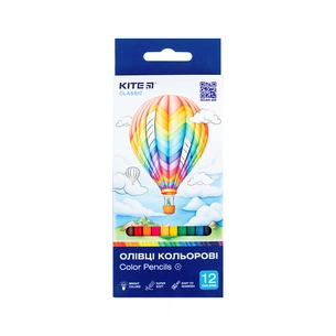 Олівці кольорові Kite Classic 12 кольорів (K-051) зображення 1