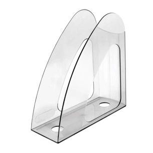 Лоток для паперів Delta by Axent vertical, 24х9х24см, clear (D4014-27) зображення 1