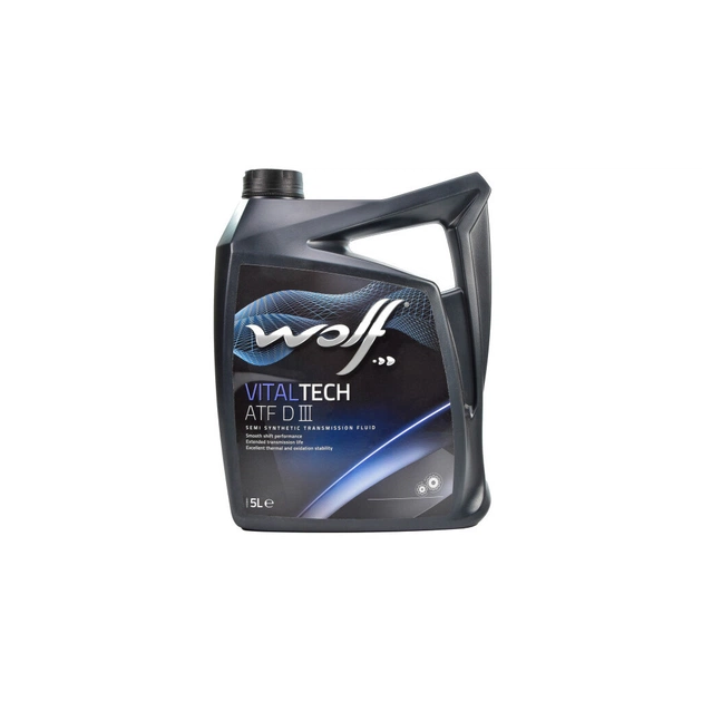 Трансмісійна олива Wolf VITALTECH ATF DIII 5л (8305405) - изображение 1