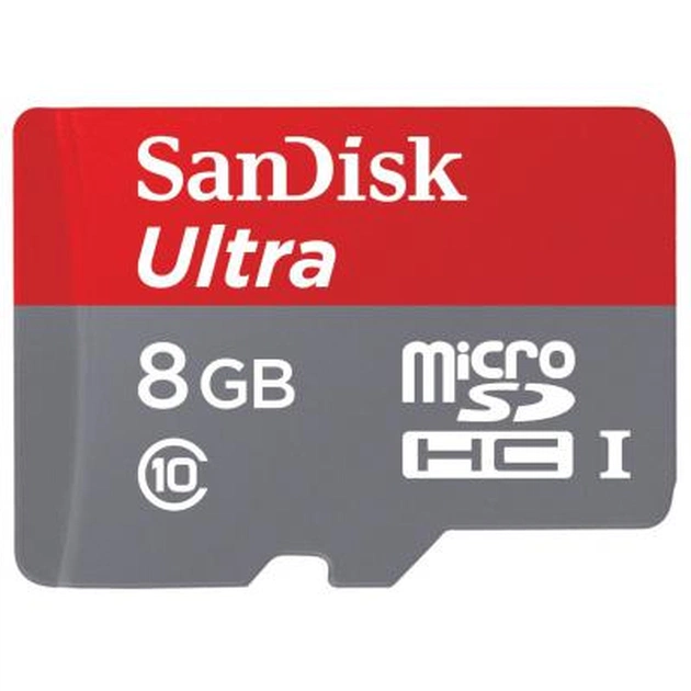 Карта пам'яті SanDisk 8GB microSDHC Class 10 UHS (SDSDQUAN-008G-G4A) - изображение 1