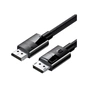 Кабель мультимедійний DisplayPort M to DisplayPort M 5.0m V1.4 braided DP114 black UGREEN (80394) - зменшене зображення 1