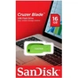 USB флеш накопичувач SanDisk 16GB Cruzer Blade Green USB 2.0 (SDCZ50C-016G-B35GE) - зменшене зображення 2