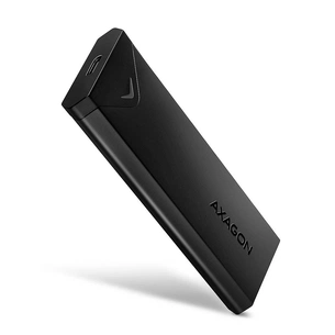 Кишеня зовнішня AXAGON USB-C 10Gbps metal box for M.2 NVMe SSD BLACK ARROW (EEM2-UB2) зображення 1