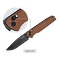 Нож SRM Terrier 140Cr, Brown Micarta, Black Stonewash (258L-MN2) - уменьшенное изображение 12