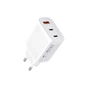 Зарядний пристрій XO L117 2xUSB-C PD45W + 1xUSB-A QC3.0 White (L117.white) - уменьшенное изображение 3