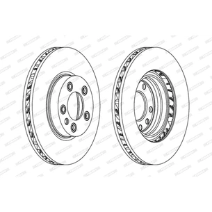 Гальмівний диск FERODO DDF1591RC-1 зображення 1