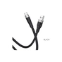 Дата кабель USB 2.0 AM to USB-C 1.0m 3A silicone X53 black HOCO (6931474738097) - уменьшенное изображение 3