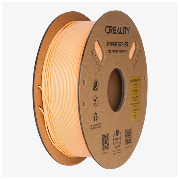 Пластик для 3D-принтера Creality PLA Hyper 1кг, 1.75мм, Peach Fuzz (3301010414) - изображение 1