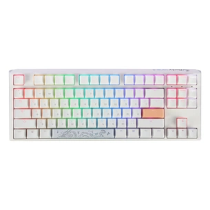 Клавіатура Ducky One 3 TKL Cherry MX Blue RGB UA USB White (DKON2187ST-CUAPXPWWWSC1) зображення 1