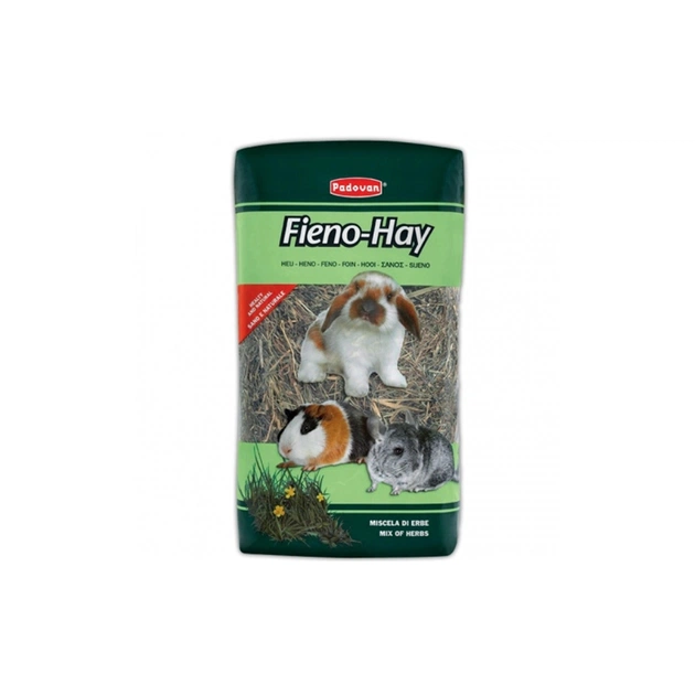 Корм для гризунів Padovan Fieno-Hay для кроликів, морських свинок та шиншил 20 л (8001254000848) - picture 1