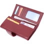 Гаманець ST Leather З натуральної шкіри Бордовий (22550) - зменшене зображення 6