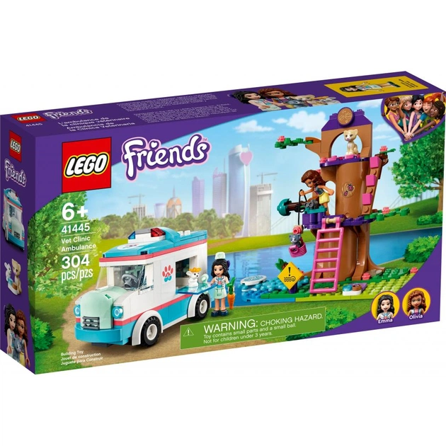 Конструктор LEGO Friends Машина швидкої ветеринарної допомоги (41445) - зображення 1