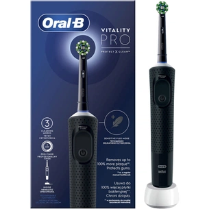 Електрична зубна щітка Oral-B D103.413.3 PRO Black зображення 1