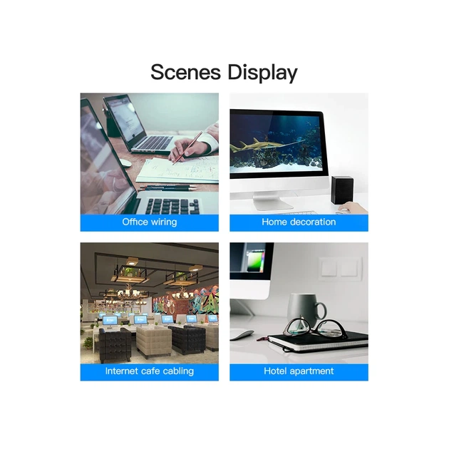 Патч-корд 3м, RJ-45 cat 5e UTP blue Vention (VAP-A10-S300) - picture 12