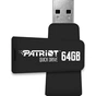 USB флеш накопичувач Patriot 64GB Color Quick Drive Black USB 3.1 (PSF64GQDBK3USB) - уменьшенное изображение 1