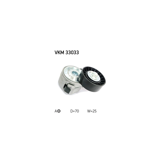 Натяжитель ремня с роликом SKF VKM 33033 - изображение 1