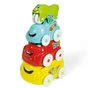 Розвиваюча іграшка Clementoni пірамідка Fun Vehicles (17111) - зменшене зображення 1