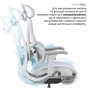 Кресло офисное OfficePro Elite OC950GLB Gray/Light Blue - уменьшенное изображение 8