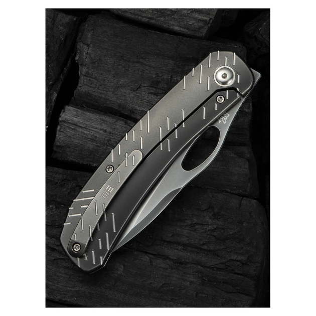 Ніж Weknife Inmate, Darkwash, темний титан (WE23096B-4) - picture 10