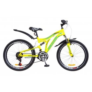 Велосипед Discovery 24" ROCKET 2018 AM2 14G Vbr рама-15" St жовто-синій (OPS-DIS-24-094) зображення 1