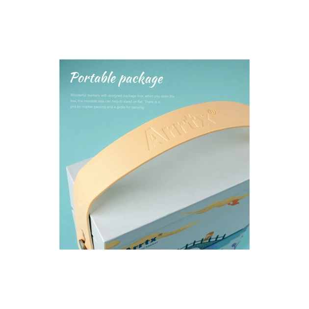 Художній маркер Arrtx Спиртові Alp ASM-02BU 24 кольори Сині відтінки (LC302215) - picture 8