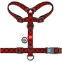 Шлея для собак WAUDOG Nylon з QR паспортом анатомічна H-подібна "Шотландка червона" S (5601) - зменшене зображення 2