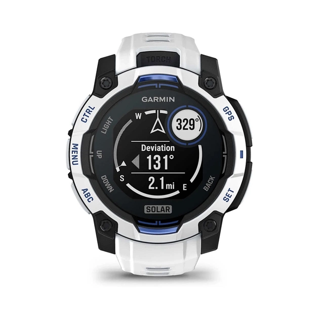 Смарт-годинник Garmin Instinct 3, 45mm, Solar, Whitestone with Whitestone Band, GPS смарт-годинник (010-02934-03) - picture 10