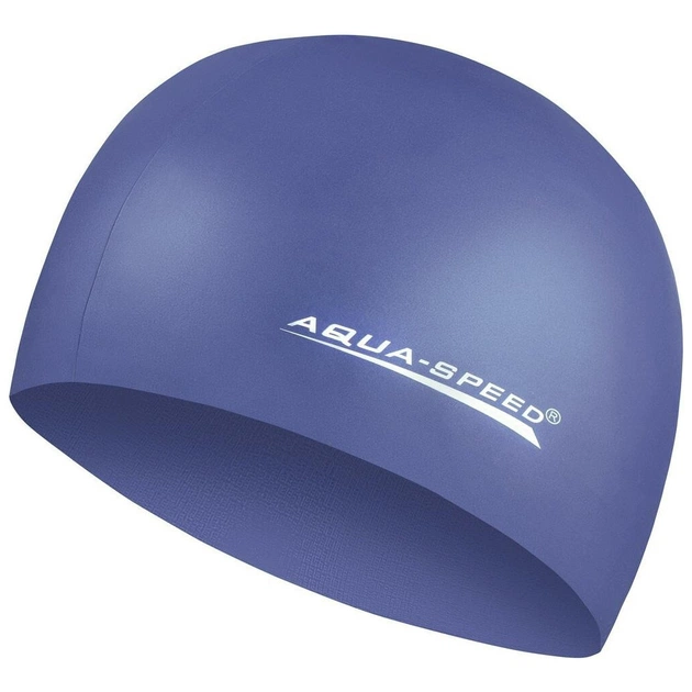 Шапка для плавания Aqua Speed Mega 100-10 синій Уні OSFM (5908217635464) - изображение 1