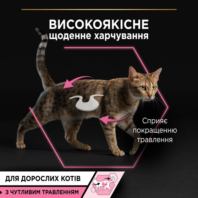 Вологий корм для кішок Purina Pro Plan Cat Nutrisavour Delicate Для котів з чутливим травленням З океанічною рибою 75 г (8445290660923) - picture 5
